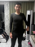 Carey Kay秋冬加絨加厚保暖內(nèi)衣男士德絨發(fā)熱內(nèi)穿打底羊絨蠶絲秋衣秋褲套裝 蕎麥灰 XL 曬單實(shí)拍圖