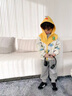 G.DUCKKIDS小黃鴨童裝男童外套春秋款兒童秋裝外套卡通加絨男寶寶連帽風(fēng)衣 恐龍寬綠色 80 建議75-85cm9-12月 曬單實(shí)拍圖