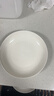 潔雅杰陶瓷盤家用白瓷盤子8英寸中式釉下彩餐盤菜盤湯盤微波爐可用6只裝 曬單實拍圖