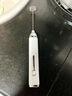電動(dòng)打蛋器牛奶咖啡打泡器手持無(wú)線(xiàn)蛋清打發(fā)器廚房奶油蛋糕攪拌器三檔調節 白色（雙頭可替換） 曬單實(shí)拍圖