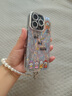 圣圖朗ins五路財神適用蘋(píng)果16pro手機殼15promax女款手鏈14plus貝殼紋iPhone13自帶鏡頭膜11高級感12全包 鏡頭膜全包-銀色-順風(fēng)順水+手鏈  iPhone 16 pro 曬單實(shí)拍圖