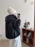 森馬（Semir）羽絨服女中長(zhǎng)款輕薄三防2025oversize插肩袖冬裝防風(fēng)109725113007 曬單實(shí)拍圖