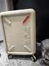 新秀麗（Samsonite）行李箱女新款拉桿箱大容量結實(shí)戶(hù)外露營(yíng)旅行箱UB7 象牙白 20英寸 曬單實(shí)拍圖