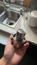 JRINKTEEA日本品牌純鈦茶漏茶水分離玻璃杯雙層一鍵泡茶水杯磁吸禮盒裝車(chē)載 錘紋玻璃杯升級款(銀色鈦外殼400ML) 曬單實(shí)拍圖