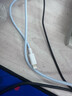 羅馬仕蘋果充電線2.4A快充數(shù)據(jù)線適用iPhone14Promax/13/11/X/XR/8/6s手機(jī)車載充電線iPad/Air 1米藍(lán) 曬單實(shí)拍圖