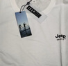 JEEP SPIRIT吉普短袖T恤男夏季純色純棉打底衫男士寬松圓領(lǐng)上衣男 白色 XL 曬單實(shí)拍圖