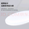 雷士（NVC）LED照明吸頂燈簡(jiǎn)約超薄臥室書房過(guò)道陽(yáng)臺(tái)IP40包安裝 如雪-36W  曬單實(shí)拍圖