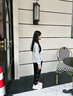 班尼路童裝女童褲子秋季2025新款女孩刺繡蝴蝶結(jié)衛(wèi)褲兒童運動長褲秋裝 黑 BNL粉花小兔X 130 【推薦體重56-64斤】 曬單實拍圖