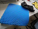 XMSJ汽車(chē)坐墊夏季通風(fēng)透氣蜂窩凝膠座墊加厚硅膠墊子乳膠四季通用涼墊 /.超厚款42x37x6cm 帶磁石布套 曬單實(shí)拍圖