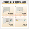 諾梵亞免安裝床圍欄寶寶防摔護欄簡(jiǎn)易便攜式可折疊擋板小考拉1.8米一面 曬單實(shí)拍圖