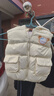A 21 FUNB女童馬甲春秋外穿洋氣寶寶坎肩秋冬復古背心羽絨夾棉小童冬季嬰兒 米奇馬甲米色 73 80cm 曬單實(shí)拍圖