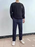 羅蒙商務純棉休閑褲男士春秋季款寬松直筒2025彈力直筒西裝褲子 6602B寶藍 常規(guī) 28 (腰圍2尺1) 曬單實拍圖