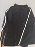 德瑪納【柔軟輪廓】春季智性通勤雙杠半開(kāi)襟長(cháng)袖打底衫舒彈棉氨女式t恤 曬單實(shí)拍圖