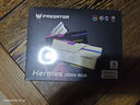 宏碁掠奪者（PREDATOR）48G(24G×2)套裝 DDR5 6000頻率 臺式機內存條 Hermes冰刃系列 RGB燈條(C28) 石耀黑 AI電腦配件 曬單實(shí)拍圖
