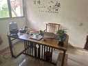 態(tài)匠茶臺茶桌椅組合實木泡茶臺新中式小戶型辦公室茶臺燒水壺一體桌 1.6m+主椅+4月牙椅+坐墊/大石盤 曬單實拍圖
