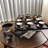 功夫茶套裝高端日式功夫茶具套裝家用辦公會(huì )客輕奢黑陶防燙小茶盤(pán) 古韻套裝18頭（漸變色） 曬單實(shí)拍圖