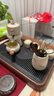 瓷牌茗茶具觀(guān)山自動(dòng)茶具整套汝窯泡茶器全套家用禮品功夫茶具排水教師節禮物 水墨觀(guān)山自動(dòng)茶具六杯+茶道茶盤(pán) 曬單實(shí)拍圖