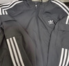 adidas經(jīng)典三條紋運(yùn)動(dòng)連帽夾克外套男女秋季阿迪達(dá)斯三葉草 黑色   M 曬單實(shí)拍圖