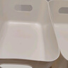 訪(fǎng)客（FK）雜物收納盒家用零食玩具桌面儲物盒玩具零食整理筐整理箱收納箱 白色大號加高 收納盒2只裝【帶蓋】 曬單實(shí)拍圖