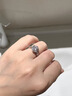 DR鉆戒1克拉莫桑鉆求婚戒指經(jīng)典純銀結婚送女友老婆情人節生日禮物 一克拉鉆戒-閉口(8-20號) 曬單實(shí)拍圖