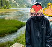 駱駝（CAMEL）戶外服單層沖鋒衣防水外套TR157槍灰色男女款XL 曬單實(shí)拍圖