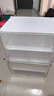 蔻絲（ColesHome）鞋柜家用門口進門一體靠墻極窄小鞋架子簡易多層宿舍租房門外走廊 【精選 餸雨傘掛鉤】1列4層-白色 曬單實拍圖
