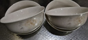 浩雅景德鎮(zhèn)陶瓷餐具面碗大容量湯碗飯碗國色天香6英寸面碗4個裝 曬單實拍圖