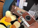 富士 instax mini EVO數模一體拍立得相機 復古設計多種鏡頭效果可拍照可打印 情人節日生日送禮品禮盒 【復古棕】 套餐B【官方標配+20張彩虹相紙】 曬單實(shí)拍圖