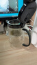 金灶（KAMJOVE）飄逸杯全玻璃內膽按壓式茶水分離泡茶壺 茶具泡茶神器TP-902 經(jīng)典黑 500ml 曬單實(shí)拍圖
