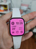 Apple/蘋果 Watch Series 10 智能手表GPS款42毫米玫瑰金色鋁金屬表殼淡桃粉色運(yùn)動(dòng)型表帶S/M MX1R3CH/B 曬單實(shí)拍圖