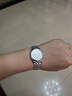 天梭（TISSOT）【官方授權店】卡森臻我系列女表劉亦菲同款機械表瑞士手表送女友 白盤(pán)鋼帶T122.207.11.031.00 曬單實(shí)拍圖
