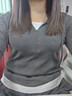 班尼路假兩件收腰兩件套女2025年初秋女裝套裝時尚舒適高彈修身一整套 深麻灰#純色 L 曬單實拍圖