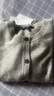 優(yōu)衣庫【驚喜價(jià)】女裝羊絨圓領(lǐng)針織短開(kāi)衫/25秋冬新款479672 03 灰色 L /160/88A 曬單實(shí)拍圖