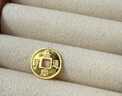 周六福  黃金耳釘女足金爆閃方糖耳飾送女友禮物 計價(jià) 2.14g 曬單實(shí)拍圖