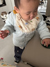 婧麒男童秋季新款褲子寶寶直筒寬松長(zhǎng)褲兒童純棉秋裝外穿薄款透氣 藏青 100 cm 曬單實(shí)拍圖