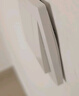 國(guó)際電工超薄開(kāi)關(guān)插座面板86型墻壁家用暗裝5孔二三插奶油風(fēng)啞光膚感大板 錯(cuò)位五孔-白色 曬單實(shí)拍圖