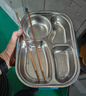 美廚（maxcook）304不銹鋼飯盒微波爐飯盒4格保溫學(xué)生飯盒配餐具1.6L隨機MCFT5548 曬單實(shí)拍圖