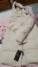 雅鹿保暖蓄熱中長(cháng)款羽絨服女2025冬季新款時(shí)尚鴨絨可拆卸帽加厚外套女 曬單實(shí)拍圖