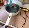 九陽佳人電鍋一體多功能鍋多用途家用電蒸鍋電炒鍋宿舍爆炒電熱火鍋蒸鍋電蒸鍋蒸煮煎炒電煮鍋電火鍋不粘鍋 4L 原裝【智能款＋蒸籠】送鏟子 【可爆炒單鍋】適用5-7人 曬單實拍圖