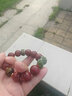 漫畔石天然原礦晶體朱砂手串男虎眼石和田玉貔貅十二生肖本命佛手鏈女款 青玉貔貅虎眼/12mm【龍/蛇】 曬單實拍圖