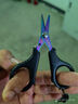 釣魚(yú)王鍍鈦剪刀釣魚(yú)專(zhuān)用鉗子多功能大力馬pe線(xiàn)鉛皮不銹鋼漁具彩鈦小剪刀 曬單實(shí)拍圖