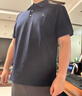 哈吉斯（HAZZYS）男裝 25夏上衣多色短袖POLO衫ASTZE0CBX71 藏青色NV 2XL（185/104 曬單實(shí)拍圖