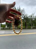 中國黃金（CHINA GOLD）黃水晶散珠單珠圓珠子手串配珠手鏈簡(jiǎn)約精致diy材料飾品配件 黃水晶散珠7-8mm 10顆【品牌禮盒】 曬單實(shí)拍圖