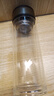 【?京東物流配送】高硼硅雙層玻璃杯大容量泡茶杯水杯子茶水分離 【雙層加厚】茶杯 350ml 1只 曬單實(shí)拍圖