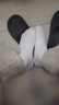 棉十三襪子男士長(cháng)筒男襪中筒秋冬季商務(wù)休閑純色白色潮長(cháng)襪運動(dòng)風(fēng)8雙 曬單實(shí)拍圖