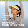 蕉下（beneunder）帽子女防曬帽遮陽(yáng)帽運動(dòng)戶(hù)外網(wǎng)球帽空頂帽DS566黑 曬單實(shí)拍圖