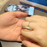 BOEAY梧桐情侶對戒情侶戒指男士純銀戒指女款男生鐘久久結求婚一對表白 【免費刻字】梧桐情侶對戒 曬單實(shí)拍圖