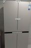 美的（Midea）首創(chuàng  )45cm超薄嵌入餐邊柜家用客廳冰箱左餐右廚大容量底部散熱十字四開(kāi)門(mén)國家補貼BCD-427WUSGPZM 曬單實(shí)拍圖