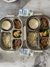 不銹鋼飯盒高中初中學(xué)生上學(xué)上班族專(zhuān)用大容量餐具餐盒分格 五格+餐具+碗+保溫袋【米色】 曬單實(shí)拍圖