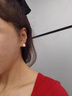 DAISY DREAM999銀針施家大珍珠耳釘女氣質(zhì)時(shí)尚高級感耳環(huán)2025年新款復古耳飾 Fever同款珍珠耳釘8mm 曬單實(shí)拍圖